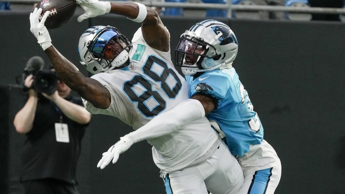 Carolina Panthers Training Camp Battles: Terrace Marshall Jr., Jonathan  Mingo Square Off for WR3 Duties