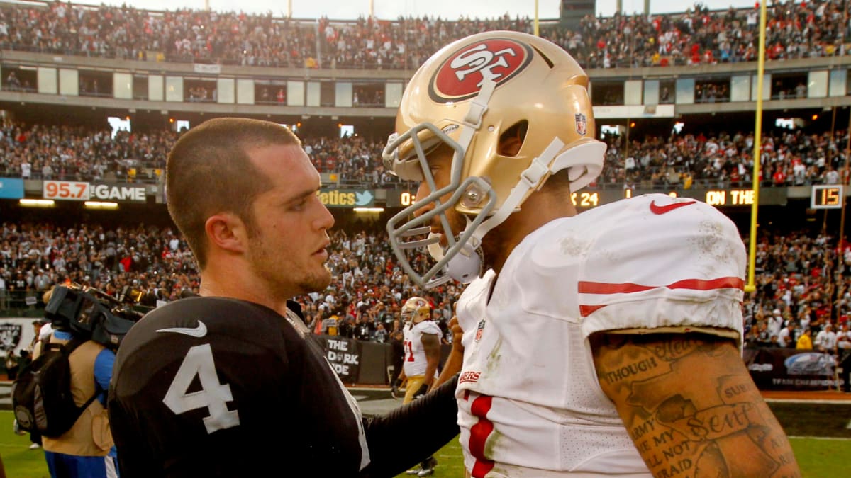 Carr Outduels Kaepernick as Raiders Handle 49ers