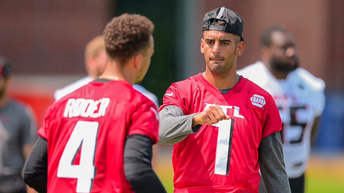 Mariota, Ridder dominating QB snaps at Falcons training camp