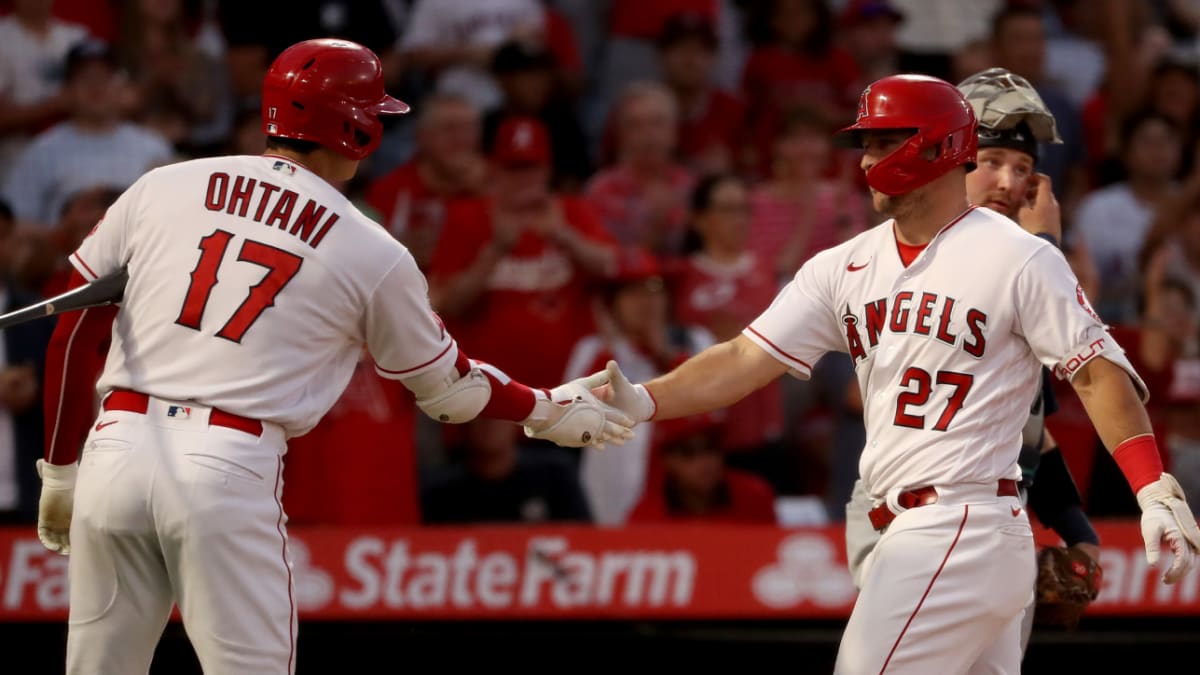 Ohtani, Trout homer in Angels' 7-3 win, completing swee