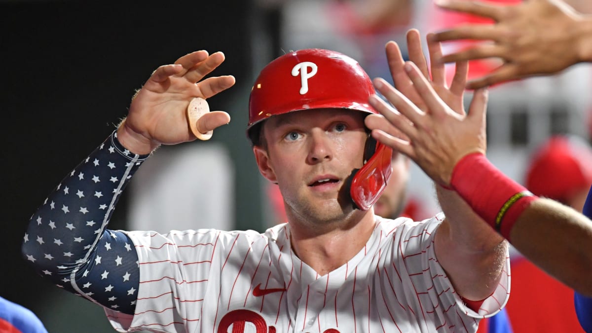 First Baseman Rhys Hoskins Is Carrying the Philadelphia Phillies' Offense  This Season With Bryce Harper Injured - Sports Illustrated Inside The  Phillies