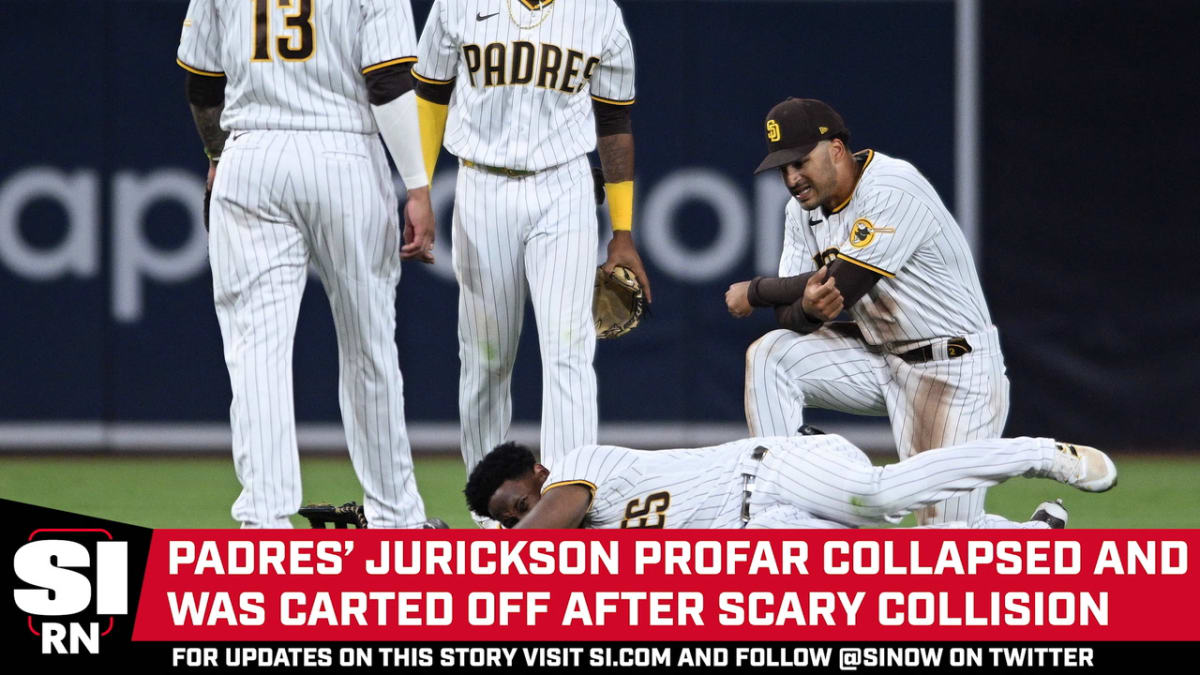 Jurickson Profar Carted Off Field After Collision; Padres Walkoff Giants in  10th Inning – NBC 7 San Diego