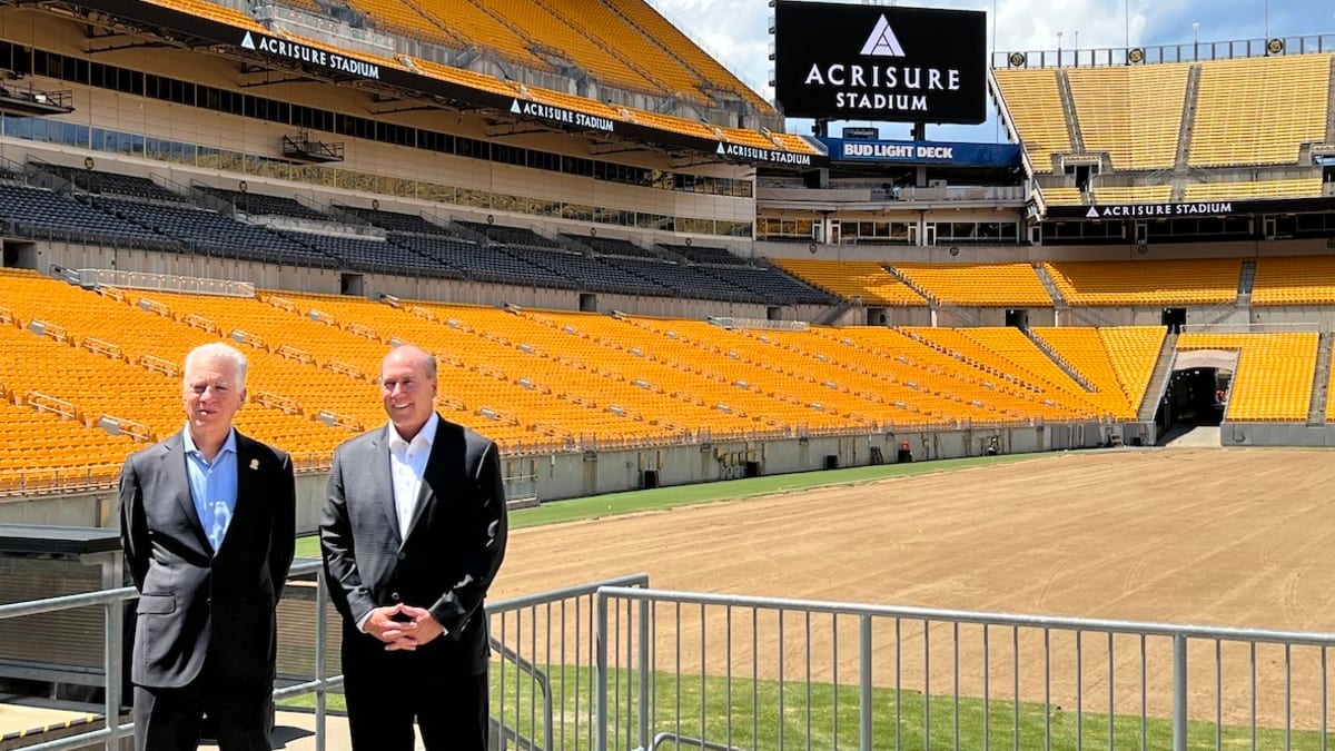 Heinz out, Acrisure in as Steelers' stadium sponsor