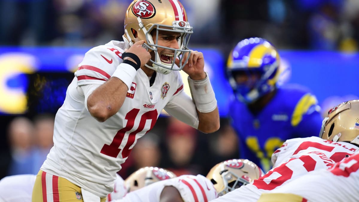 Three Trade Destinations for 49ers Quarterback Jimmy Garoppolo - Sports  Illustrated San Francisco 49ers News, Analysis and More