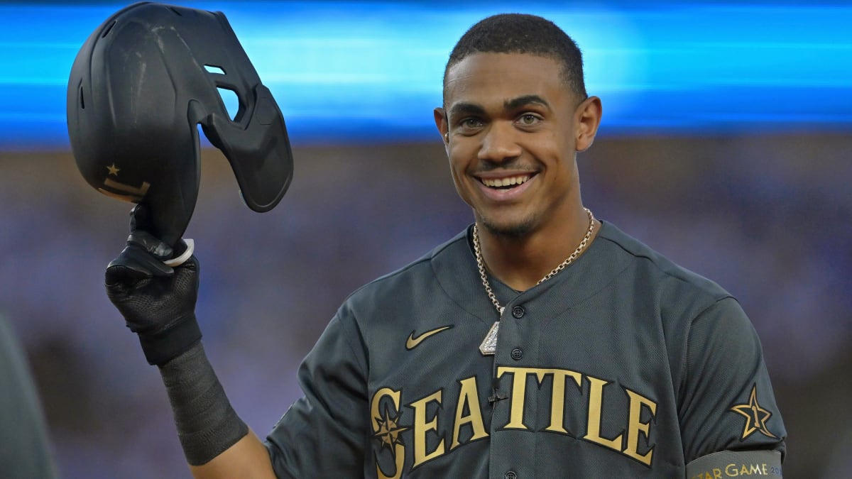 Seattle Mariners Julio Rodriguez 2022 MLB All-Star Game Replica Jersey -  Bustlight