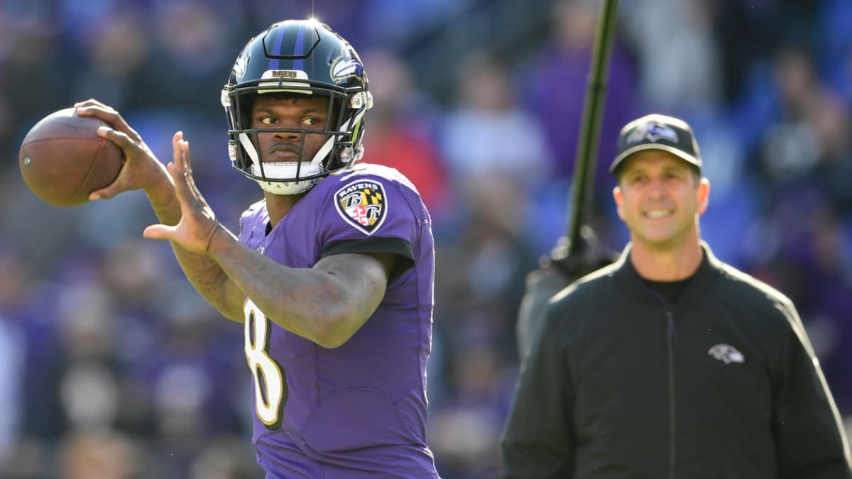 Harbaugh comments on Lamar Jackson's potential - ESPN 98.1 FM - 850 AM WRUF