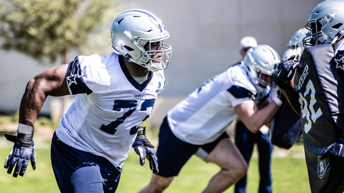 Why was Tyler Smith absent from Tuesday's Cowboys practice?