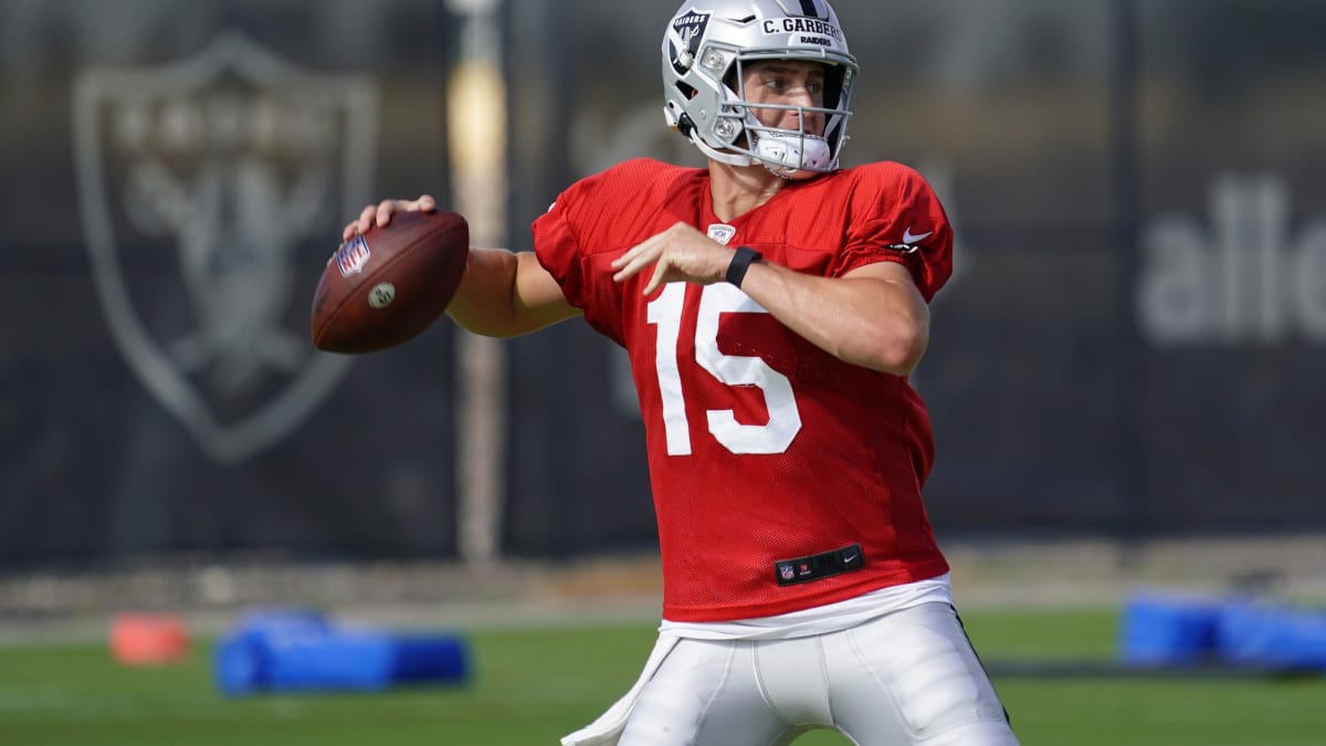 Raiders Re-Sign QB Chase Garbers + Raiders Training Camp News #shorts 