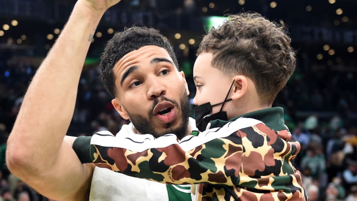 Jayson Tatum's Son Had Adorable Reaction to His Father Blocking His Shot - Sports Illustrated
