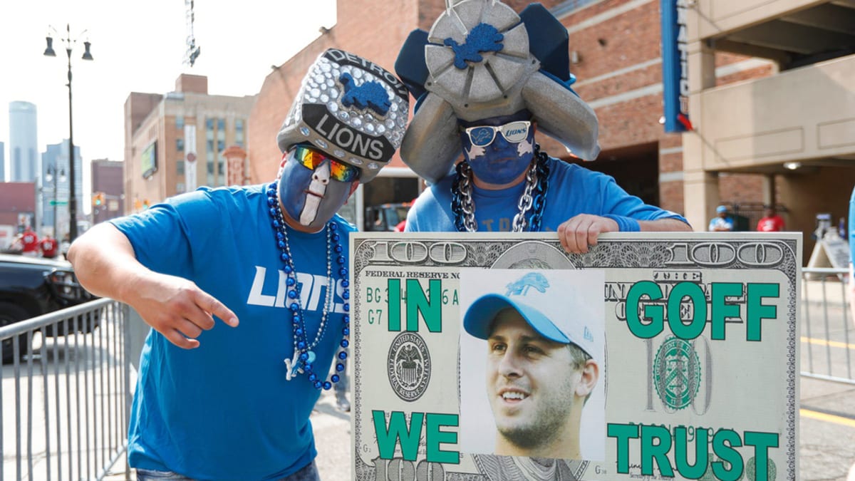 Detroit Lions on X: The first 40,000 fans at @fordfield will receive a Jared  Goff roster card poster! #SFvsDET #OnePride  / X