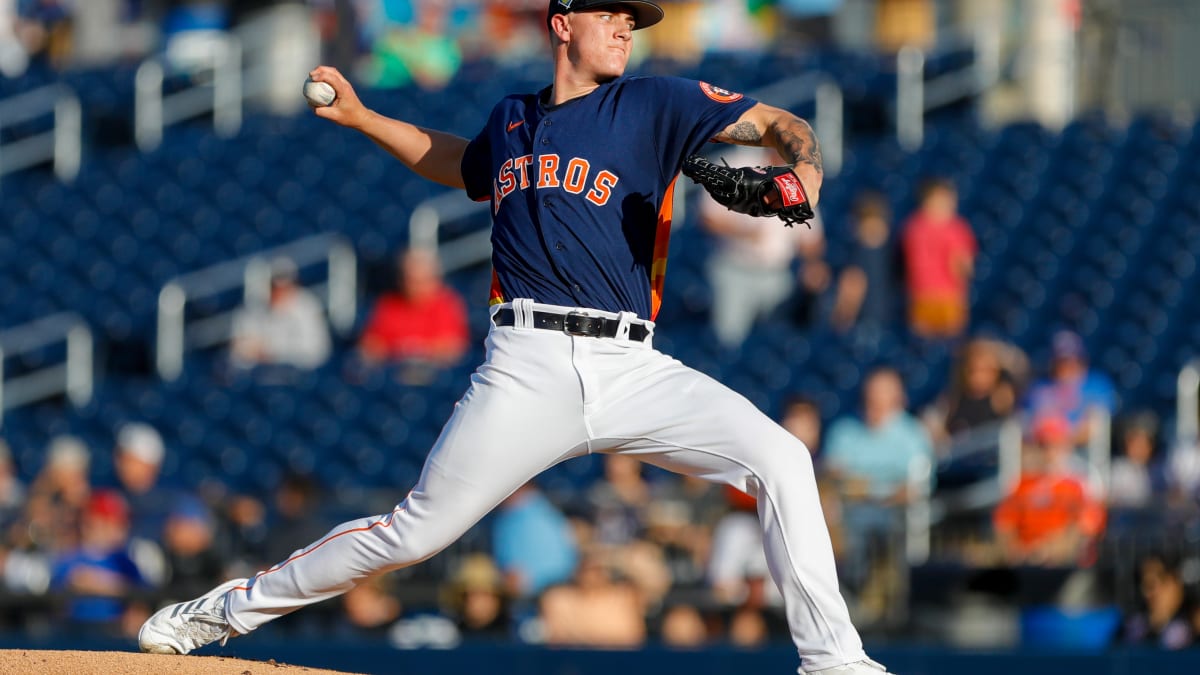 Hunter Brown, 1 of Astros' top prospects, wins for Houston in MLB debut  against Texas Rangers on Monday - ABC13 Houston