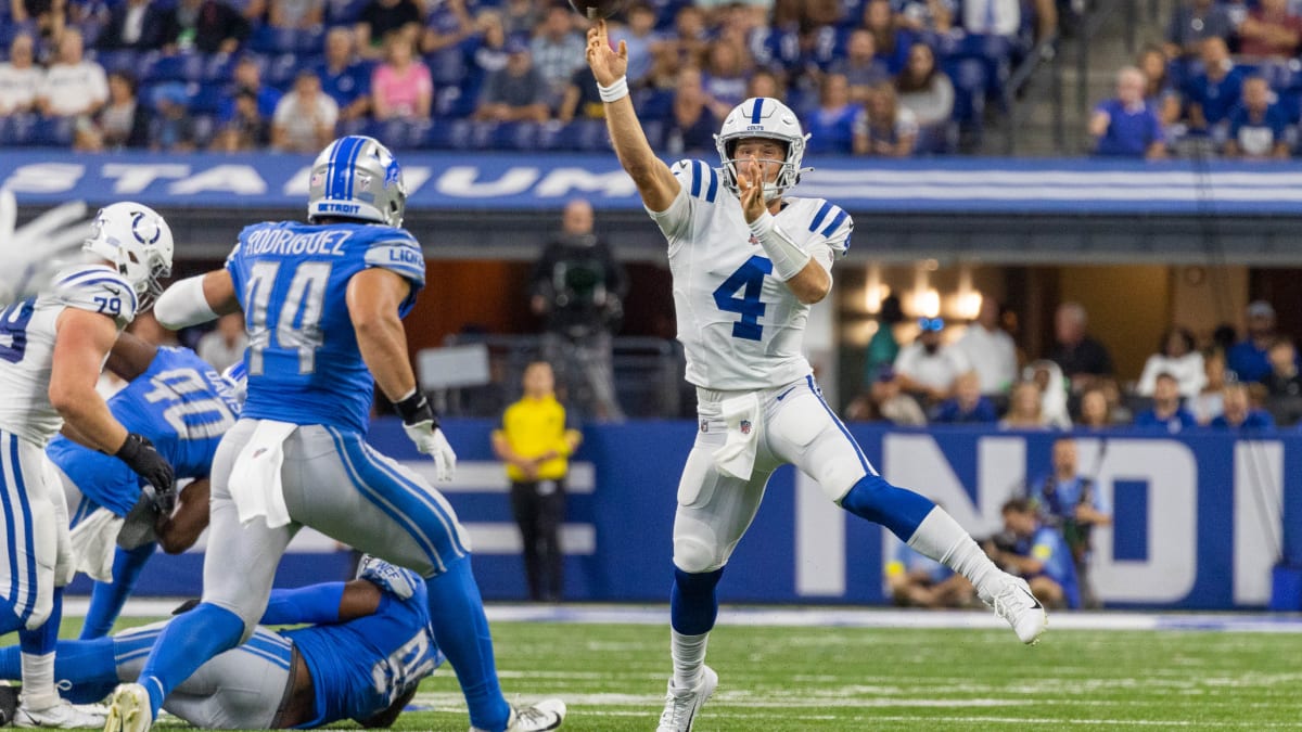 Eason seemingly clinches backup QB role as Colts rally past Lions, Sports