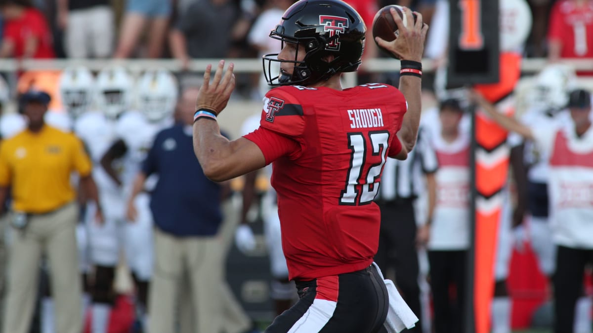 Texas Tech Red Raiders Team-Issued #4 Red Jersey from the Athletics Program