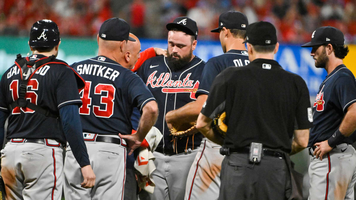 Braves RP Jackson Stephens Hit in Head by Line Drive, Taken to Hospital -  Sports Illustrated