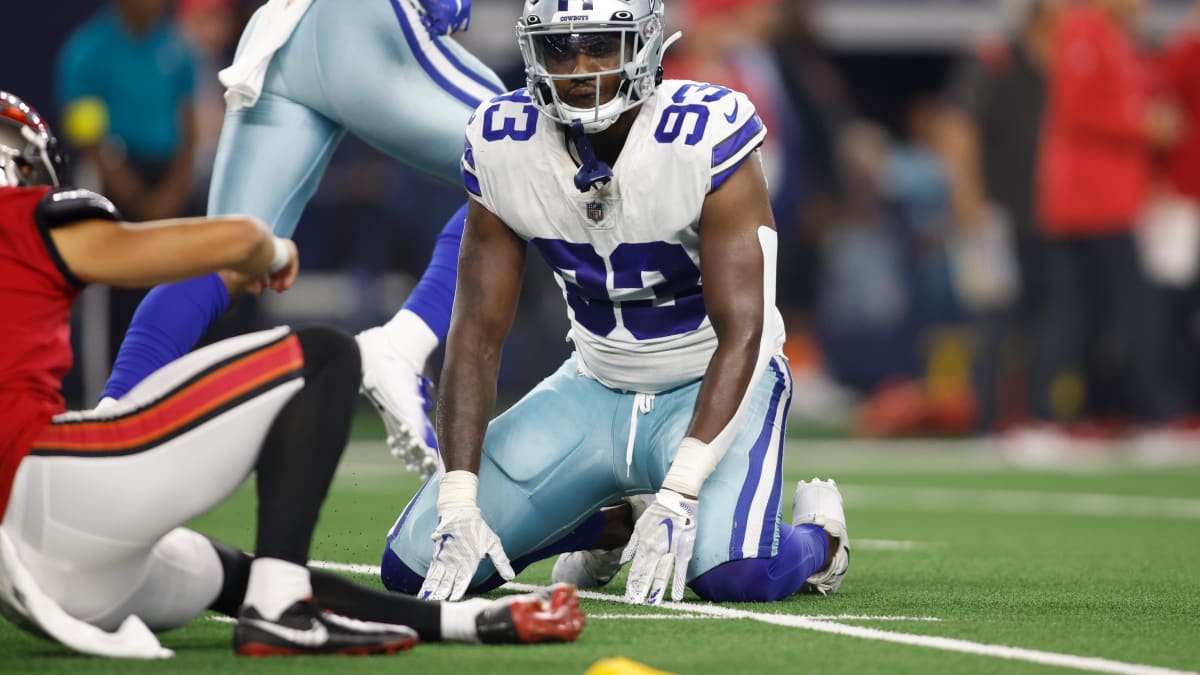 Dallas Cowboys offensive tackle Terence Steele (78) in coverage during an  NFL football game against the New York Giants, Monday, Sept. 26, 2022, in  East Rutherford, N.J. The Dallas Cowboys won 23-16. (