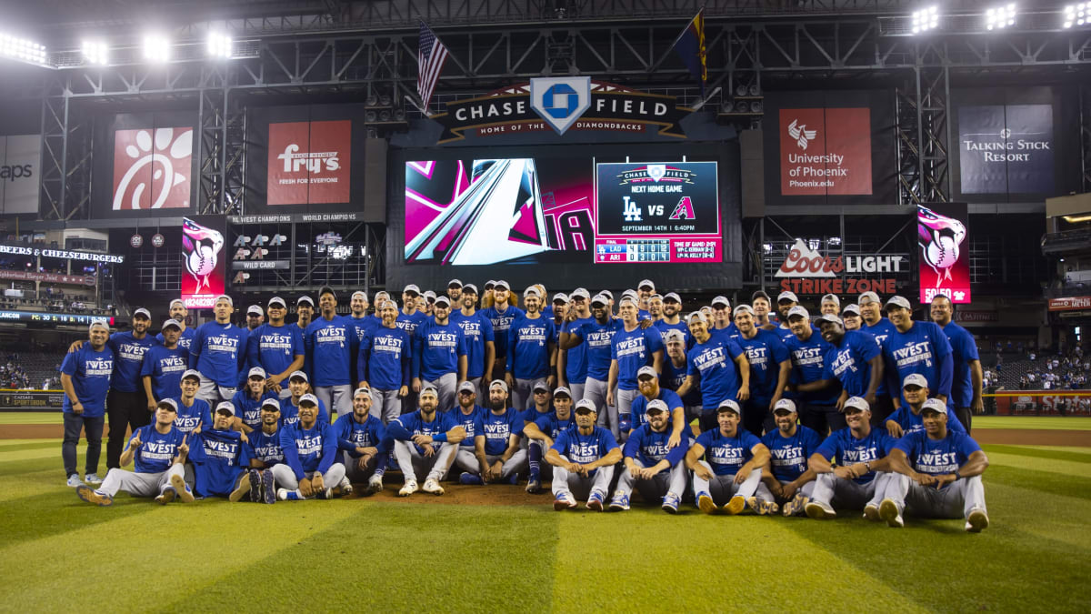 Dodgers celebrate NL West title, 09/16/2023