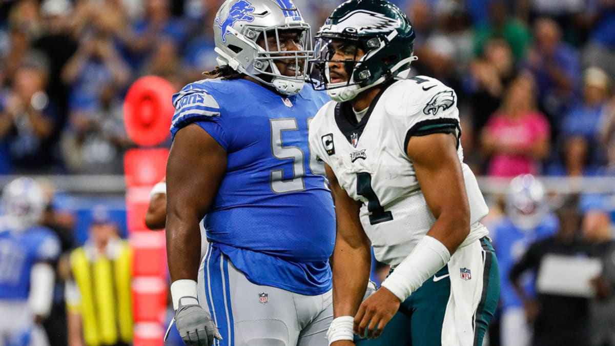 Eagles' Jason Kelce reacts to viral 'judo hip toss' by Lions rookie Malcolm  Rodriguez: 'Did not see it coming'