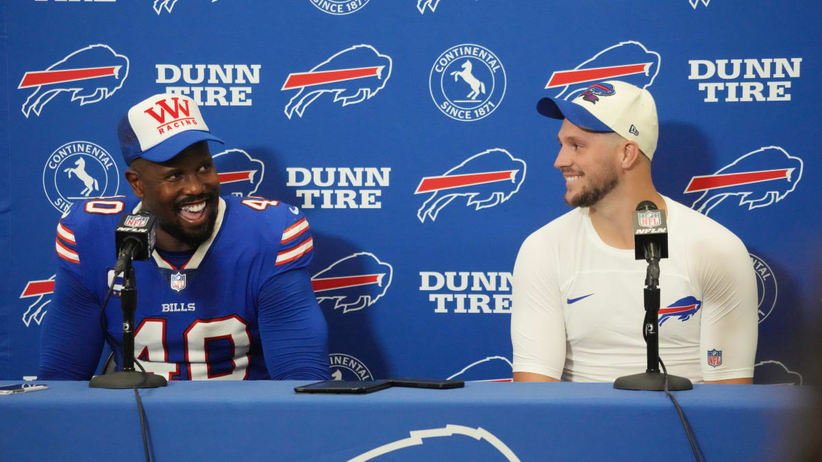 Von Miller rocks Josh Allen MVP shirt ahead of 'Monday Night Football'