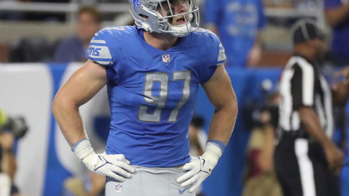 Lions defense facing battle as Aidan Hutchinson not practicing