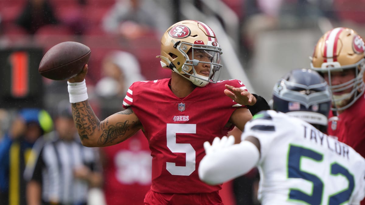 49ers' Trey Lance Carted Off After Injury vs. Seahawks - Sports