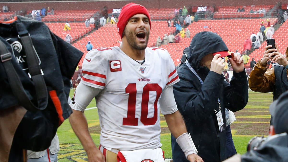 Report: Jimmy Garoppolo nearly was trade to the Commanders if not for  surgery