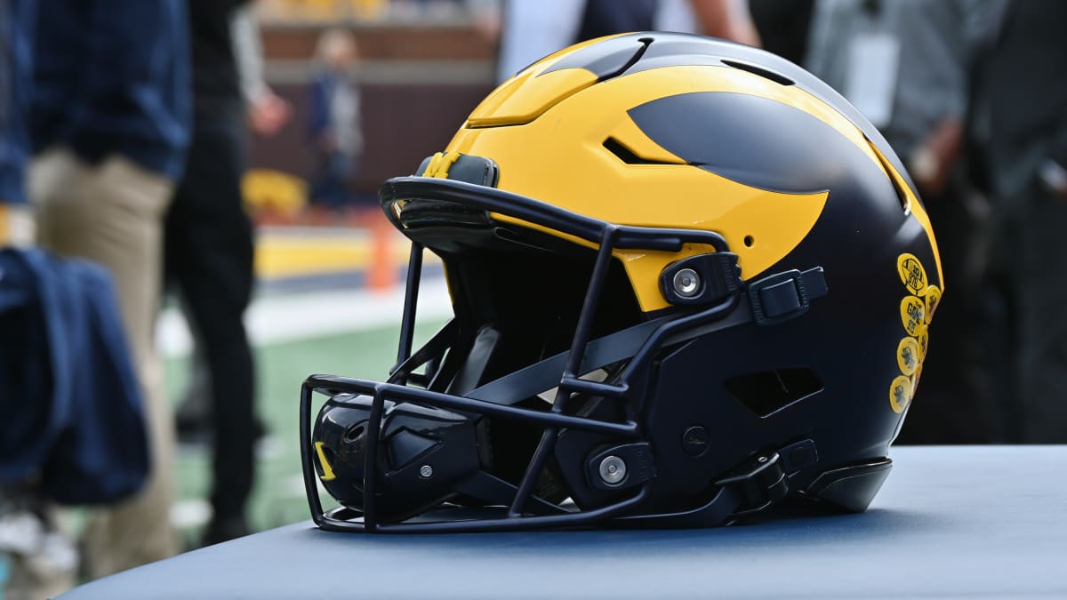 Michigan Unveils New Addition To Helmet For College Football Playoff -  Sports Illustrated Michigan Wolverines News, Analysis and More