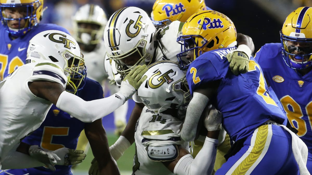 Georgia Tech Adidas Football Student Athlete #14 Jaylon King Navy