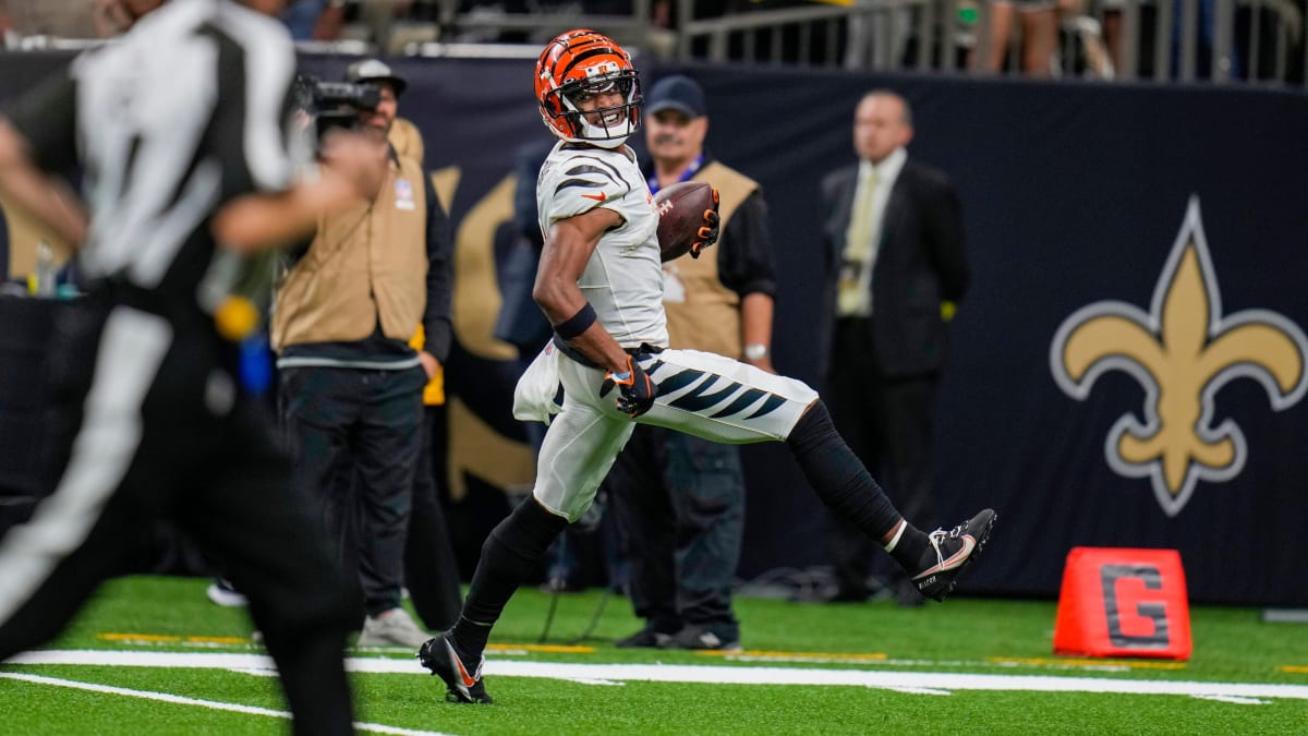 Ja'Marr Chase comes up big again in Superdome as Bengals swipe one from  Saints - The Boston Globe