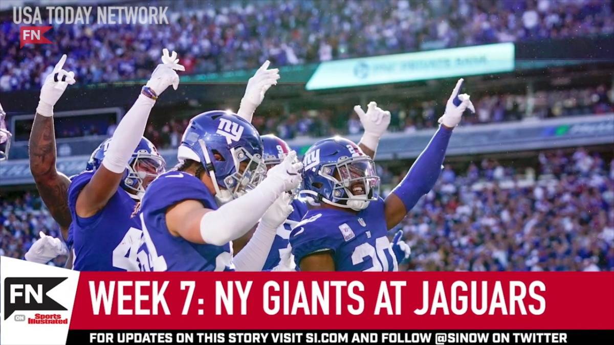 NFL Week 7: Giants at Jaguars Time, TV, how to watch, more