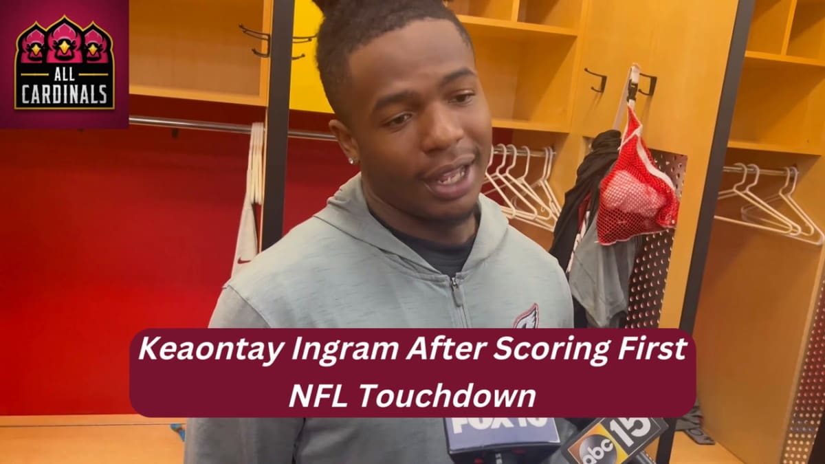 Arizona Cardinals RB Keaontay Ingram Elated After Scoring First NFL TD -  Sports Illustrated Arizona Cardinals News, Analysis and More