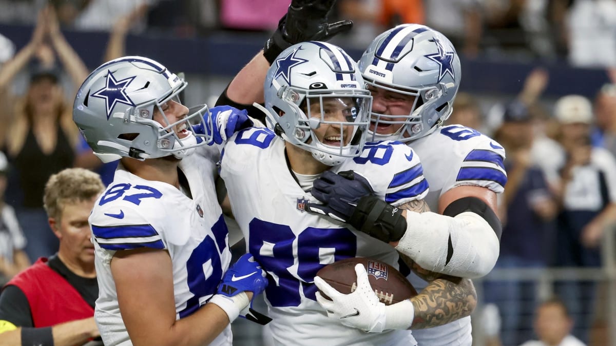 Cowboys TE Peyton Hendershot listed as questionable for divisional