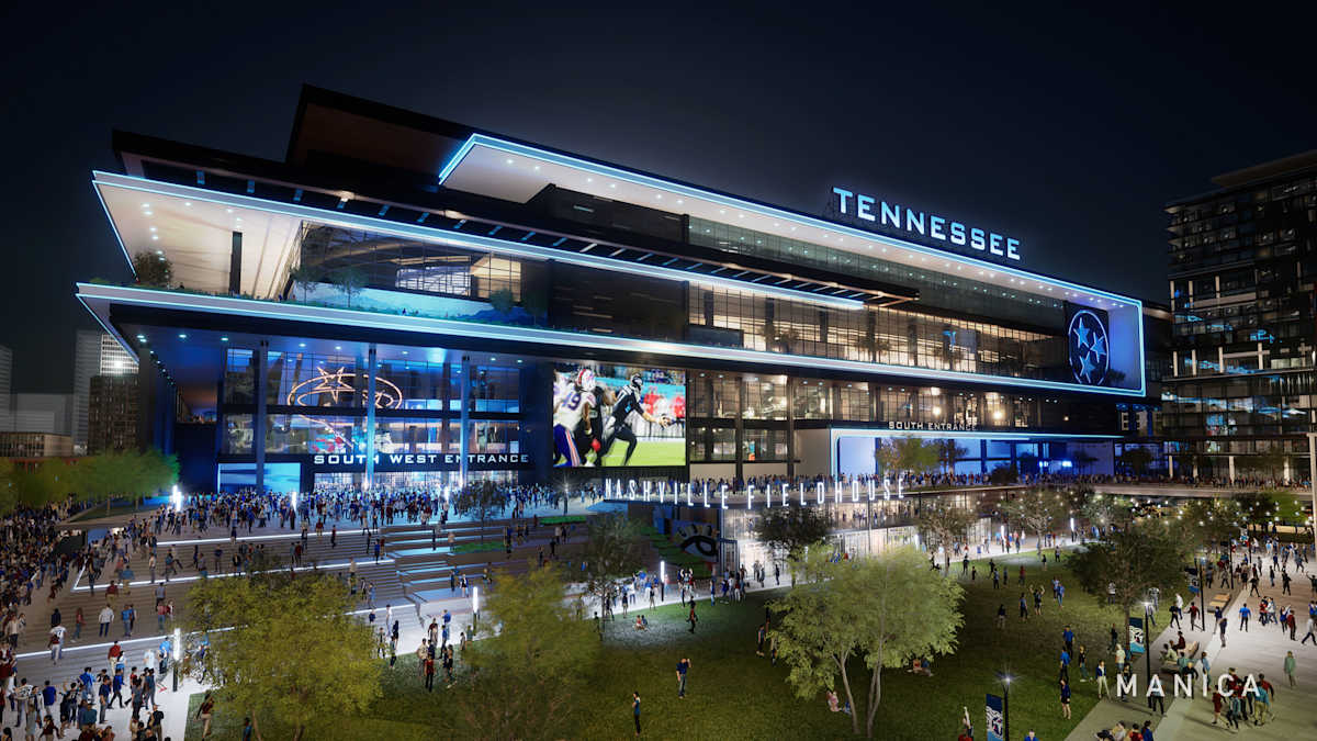 Nissan Stadium Becoming a Hockey Rink - Sports Illustrated Tennessee Titans  News, Analysis and More