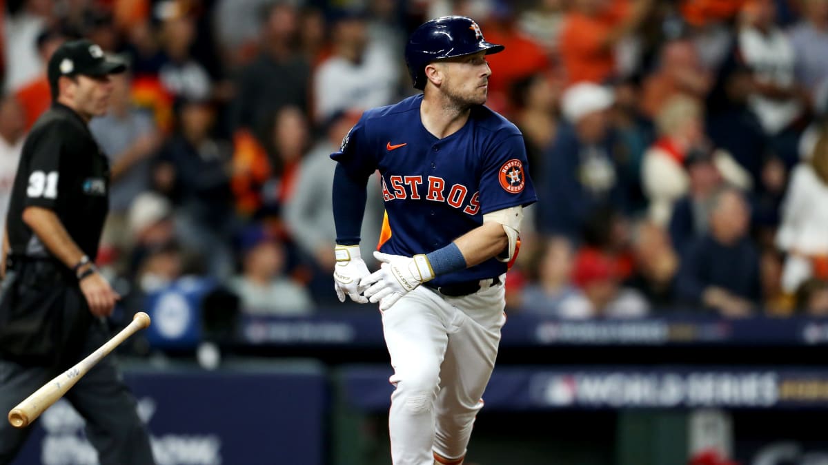 Astros' Alex Bregman stops to help stranded fan who happened to be sporting  his jersey