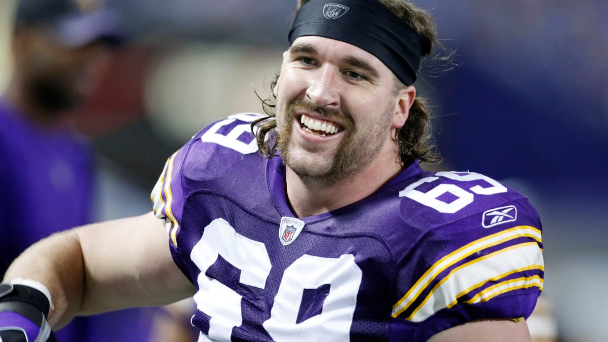 Jared Allen Mullet Headband, Ring Of Honor Induction Giveaway, New, MN  Vikings