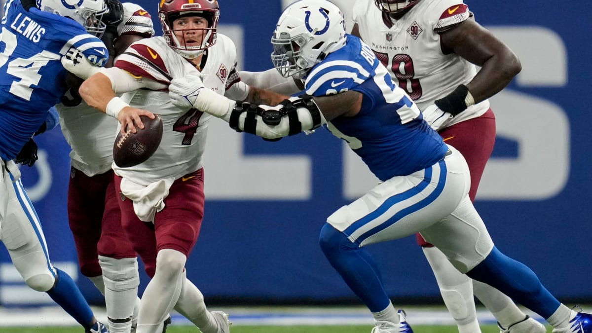 Indianapolis Colts blow late lead in loss to Washington Commanders