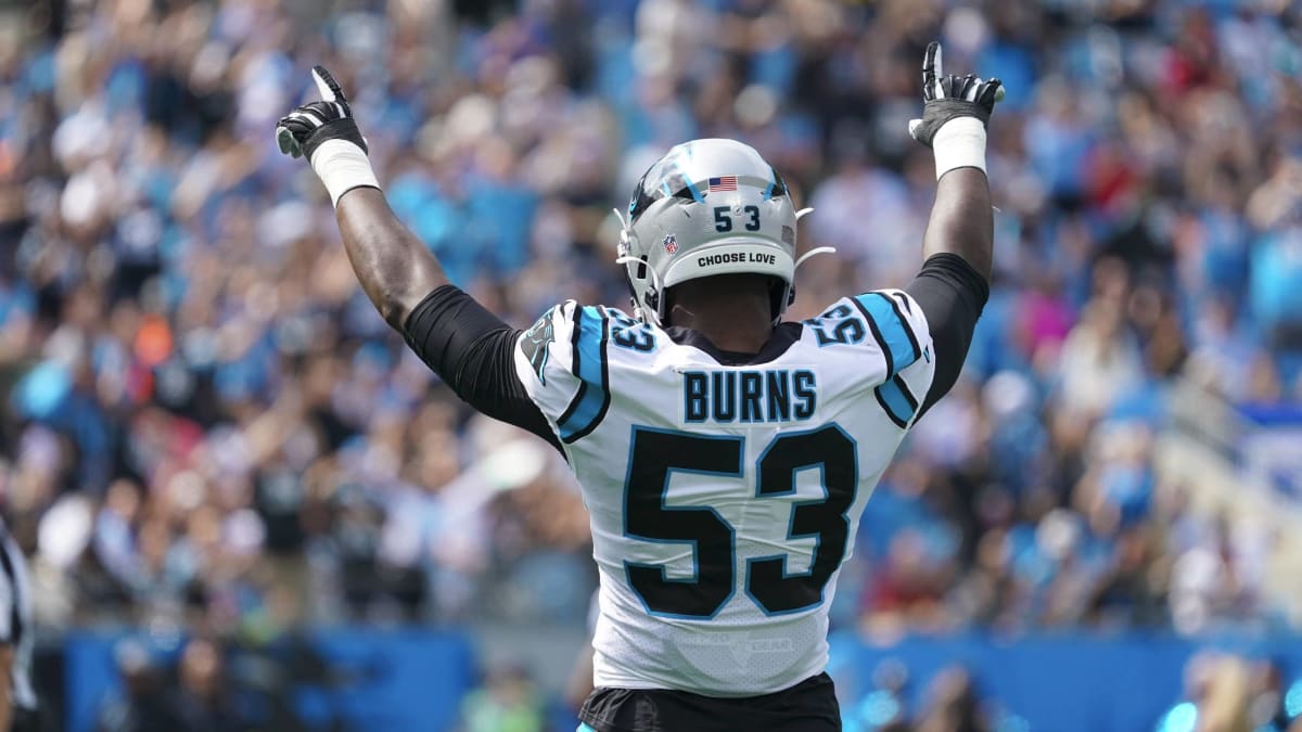 Panthers OLB Brian Burns' status for Sunday still uncertain as