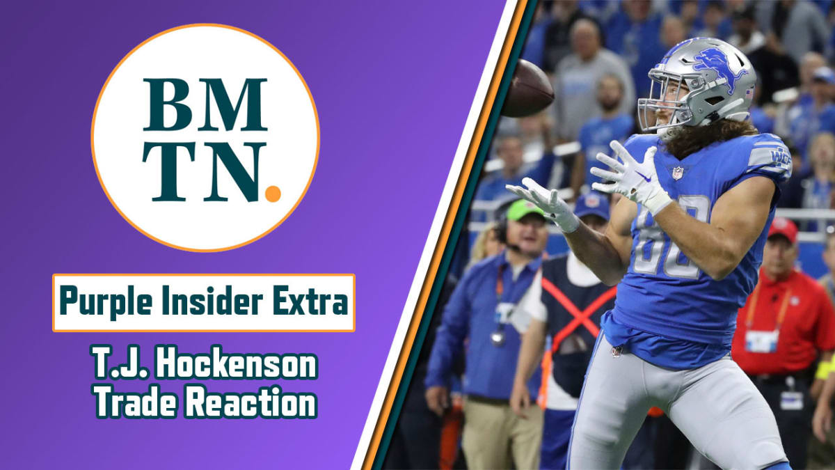 Vikings roster countdown: No. 87 T.J. Hockenson — extension coming soon? -  Sports Illustrated Minnesota Vikings News, Analysis and More