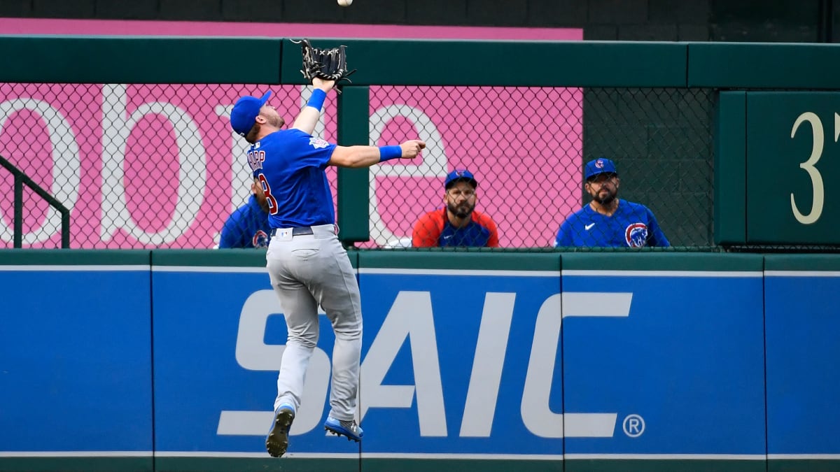 Cubs] Congratulations to Ian Happ on being named a Rawlings Gold Glove  Awards finalist for the second consecutive year! Happ led all left fielders  with a career high 12 outfield assists. 