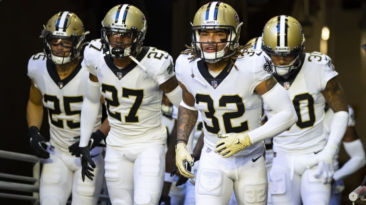 New Orleans Saints safety Tyrann Mathieu (32) in action during the NFL  football game against the Philadelphia Eagles, Sunday, Jan. 1, 2023, in  Philadelphia. (AP Photo/Chris Szagola Stock Photo - Alamy