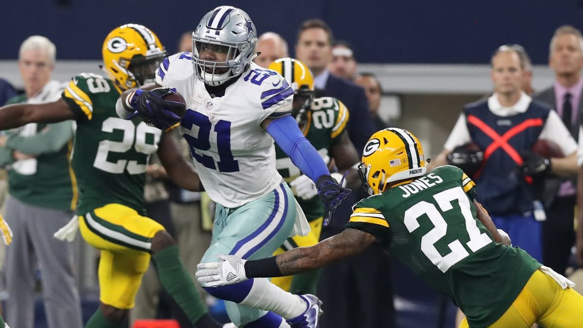 Cowboys' Ezekiel Elliott inactive for Week 10 tilt vs. Packers