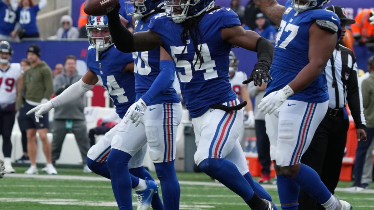 Giants-Texans: 5 plays that led to Giants' victory over Houston - Big Blue  View