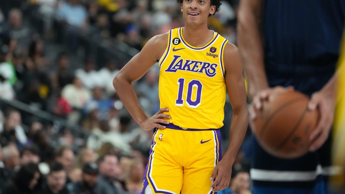 2022-23 Hoops Winter #262 Max Christie RC Los Angeles Lakers