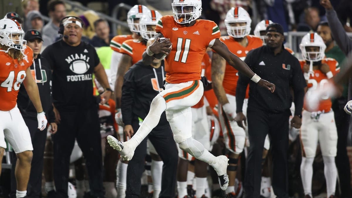 Miami Hurricanes beat Bethune-Cookman Wildcats in college football action