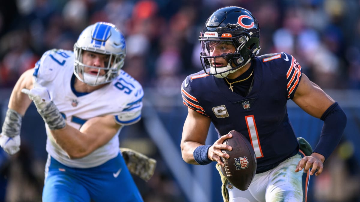 Justin Fields Sets Chicago Bears Record By Completing 16 Straight Passes,  Has First 300-Yard Game vs. Denver Broncos