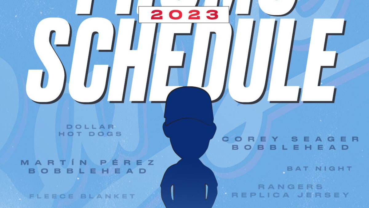 Texas Rangers' 2023 promotional schedule includes Jacob deGrom