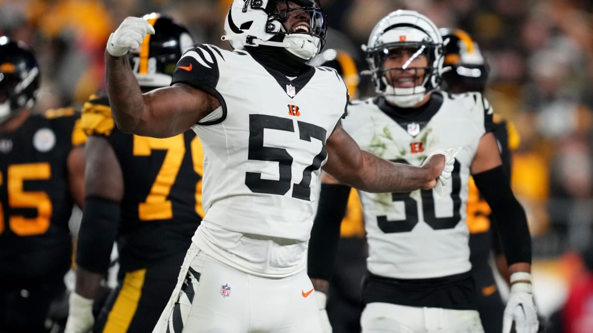 Cincinnati Bengals linebacker Germaine Pratt (57) during an NFL football  game against the New Orleans Saints, Sunday, Oct. 16, 2022, in New Orleans.  (AP Photo/Tyler Kaufman Stock Photo - Alamy