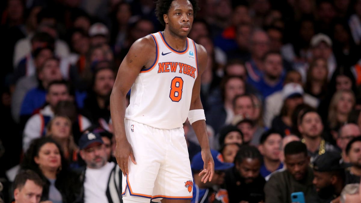 OG Anunoby plays in Knicks' win vs. Kings after latest elbow scare