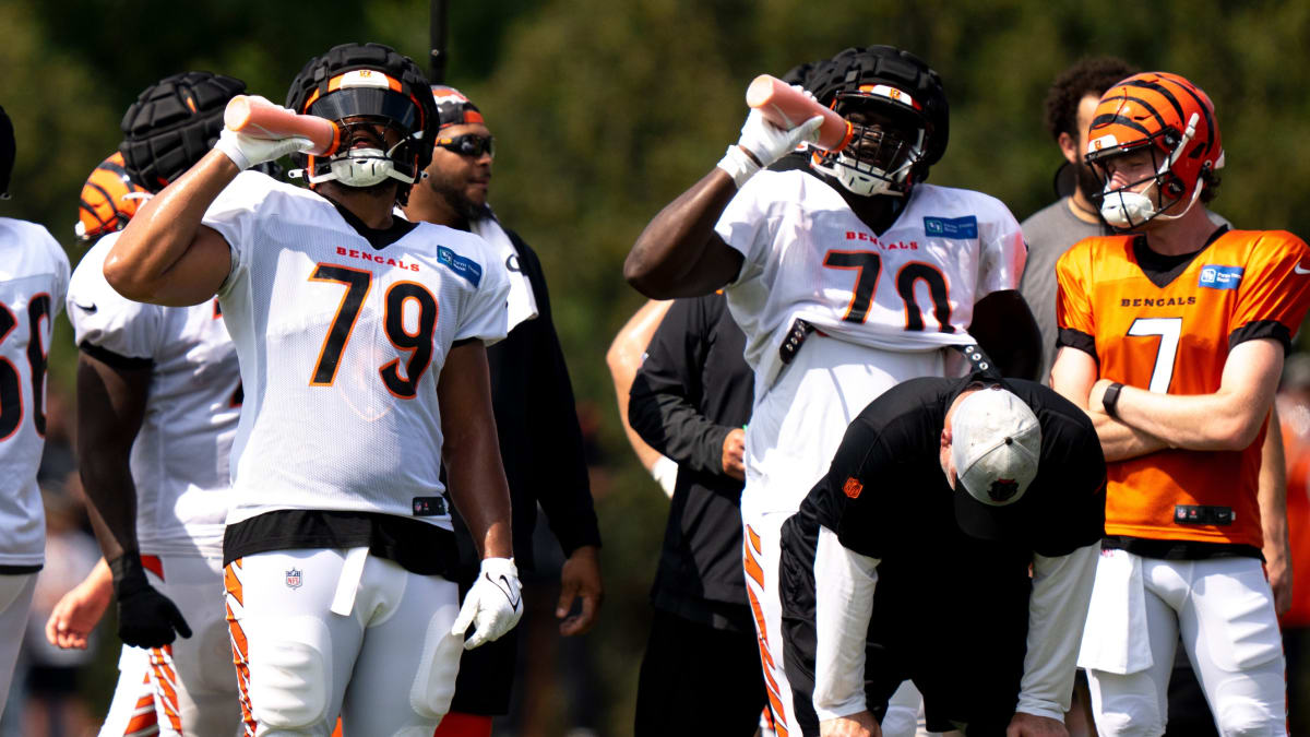 Cincinnati Bengals guard Nate Gilliam in action during the game