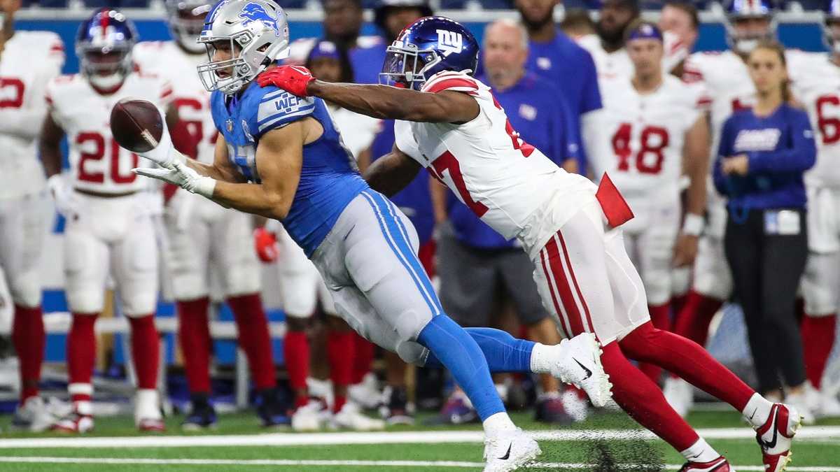 Jason Pinnock impresses in Giants' preseason-opening loss to Lions