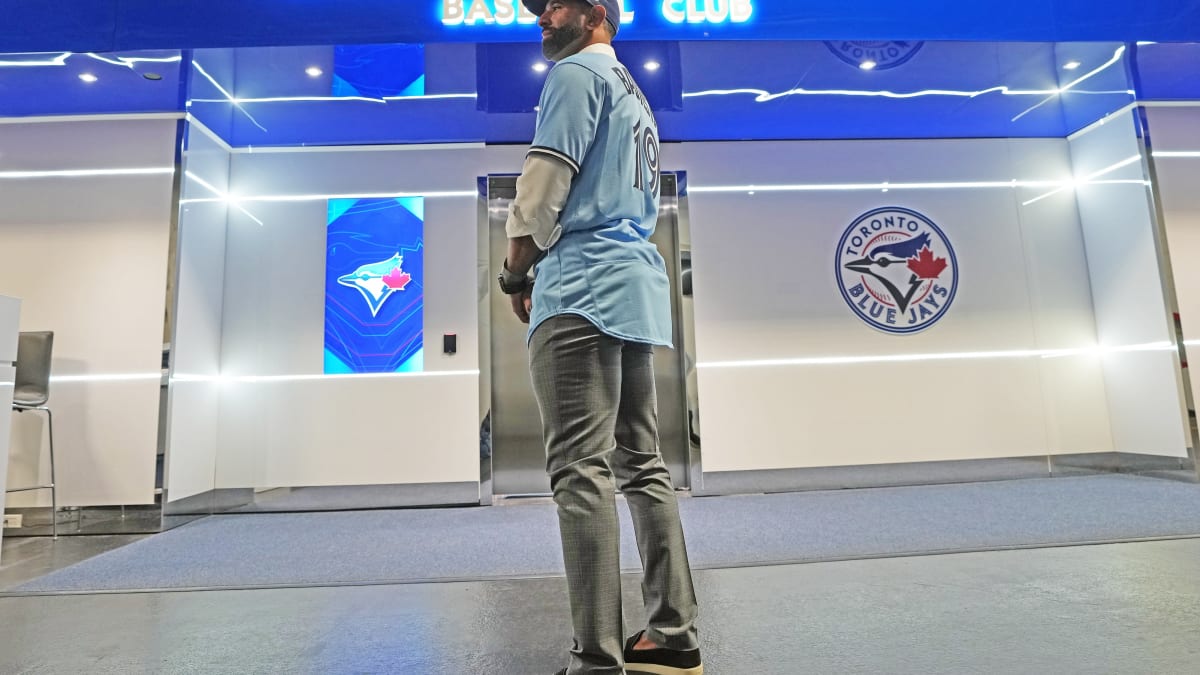 Jose Bautista was inducted into the Toronto Blue Jays' Level of